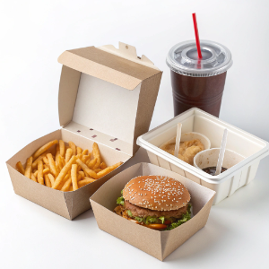 ظروف یکبارمصرف مناسب برای فست‌فود: از همبرگر تا پیتزا