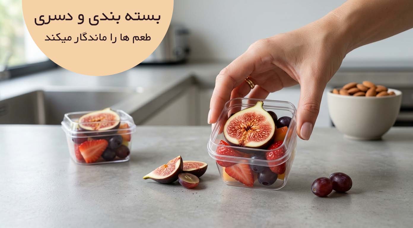 ظروف بسته بندی و دسری برنا