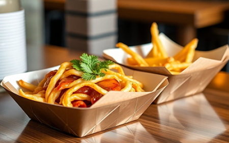 برنا پلیمر نکو - بسته بندی حرفه ای غذاهای رستورانی: انتخاب بهترین ظرف بر اساس نوع غذا